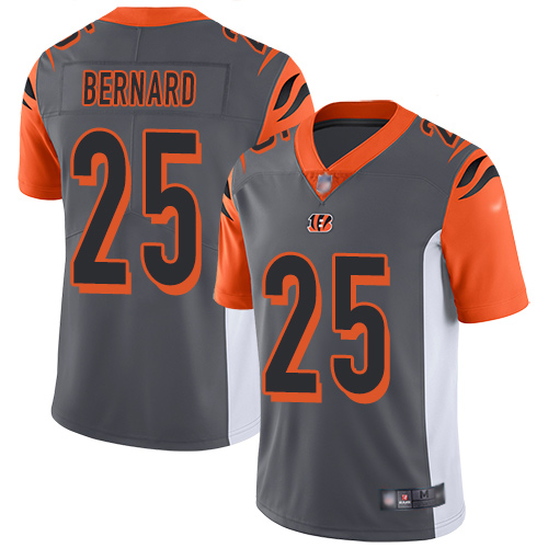 Cincinnati Bengals Limited Silver Men Giovani Bernard Jersey NFL Footballl #25 Inverted Legend